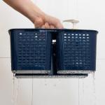 Tiawudi Portable Shower Cdy, Cdy Organizer with Handle, Plastic Shower Basket Hold Soap, Shampoo, Hair Supplies and Beauty Products, Cleaning Supplies Organizer for Home, Dorm, Shelf and Cabinet