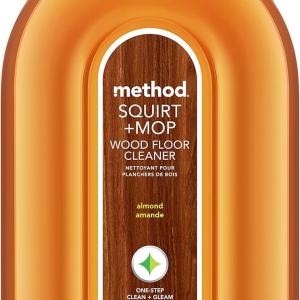 Method Squirt + Mop Hardwood Floor Cleaner, Almond, 25 Ounce, 1 pack, Packaging May Vary