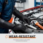 ThxToms Heavy Duty Latex Gloves,Long Rubber Gloves, Chemical Resistant Gloves,Puncture Resistant, Resist Acid,Oil,Alkali, Waterproof for Industrial Cleaning, Medical, Gardening,14", 1 Pair