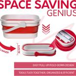 Collapsible Mop and Bucket Set with Wringer, Heavy Duty Scrub Brush, Foldable Mop and Broom for Home, Indoor or Outdoor Cleaning, Patio, Deck, RV, Concrete, and Floor Care by Bettaclean