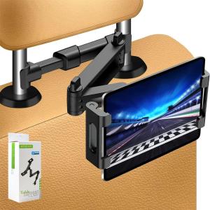 najiaxiaowu Tablet Holder for Car,ip Herest Mount for 5.5-18.4 Inch ip/Phones Car Tablet Holder with 360°Rotating justable Trip Essentials,Black