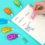 6 Pieces Correction Tape - White Out Correction Tape with No Drying Time, Easy To Use Applicator for Instant Corrections, Writing Tape for School Supplies, Office, 1/5 x 158 inch