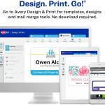 Avery 5151 Flexible Self-hesive Laser/Inkjet Bge Labels, 2 1/3 x 3 3/8, BE, 40/PK