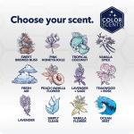 Color Scents Small Trash Bags - 4 Gallon, 60 Bags (1 Pack of 60 Count), Twist Tie - Light Blue in Ocean Mist Scent with Microban