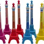 Maydahui 24 PCS Paris Eiffel Tower Ballpoint Pen Cute Cartoon Pens Black Gel Ink Desktop Decoration for Girls Students School