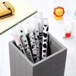 Sabary 18 Pieces Cow Print Stuff, 12 Cow Pens and 300 Sheets Notes with 5 Styles, Black Ink Gel Pens for Birthday Party Back to School Student Gift Women Office School Supplies