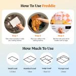 Freddie Everything 1x Bundle: 1 Pack of Fragrance Free Laundry Sheeets plus 1 pack each of Toilet Cleaning Sheets, Floor Cleaning Sheets, Dishwashing Sheets