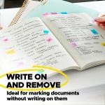 Post-it 7100194200 Flags and Tabs Value Combo, Assorted, Pack of 136