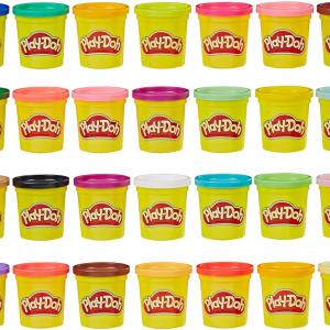 Play-Doh Modeling Compound 36-Pack Case of Colors, Non-Toxic, 3 Oz Cans of Assort. Colors, Back to School Classroom Supplies, Preschool Toys, Ages 2+ ( Exclusive)