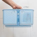 Tiawudi Portable Shower Cdy, Cdy Organizer with Handle, Plastic Shower Basket Hold Soap, Shampoo, Hair Supplies and Beauty Products, Cleaning Supplies Organizer for Home, Dorm, Shelf and Cabinet