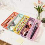 15 Pcs Boho Pencil Holder for Desk Kids Plastic Pen Baskets Tray for Organizing Classroom Storage, Cdy Organizer Fit Student Desk Teacher Office Classroom library School Supplies