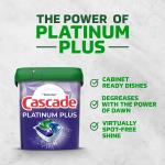 Casce Platinum Plus Dishwasher Pod, Dish Detergent ActionPacs, Dishwasher Detergent, Fresh, 52 Count