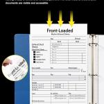 Sheet Protectors 8.5 x11 Inch, 100 Pack Page Protectors for 3 Ring Binder, Top Loing Plastic Sleeves with Reinforced 3-Hole Punch for Binders, Letter Size, for Documents and Photos, Office Supplies.