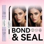 Lash Bond and Seal uCoolMe Waterproof for Lash Clusters 144Hours Super Hold Long-Lasting Non-Irritating Eyelash Glue for DIY at Home(Black Bond,10ML)