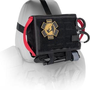 RHINO RESCUE Car Tactical IFAK Trauma Kit with C-A-T Tourniquet, First Aid Kits for Vehicles, Molle Pouch for Military, Combat, Car, Van, ATV