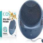 COSLUS Facial Cleansing Brush Face Scrubber: Portable Silicone Waterproof Rechargeable Face Wash Brush, 5 Cleansing Modes, Electric Deep Cleaning for Men & Women, Removing Blackhe, Exfoliating