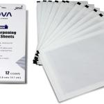 Nuova SP12T Paper Shredder Sharpening & Lubricant Sheets, 12 Count