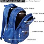 JIANYA School Backpack for Boys and Girls Elementary Children's School Bag Kids Backpack with Lunch Box