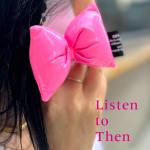 Pink 360-degree Rotating Mobile Phone Handle Stand, Retractable Folding, for Smartphone Tablet Accessories, Bow airbag Mobile Phone Handle Stand