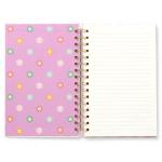 Studio Oh! Medium Spiral Notebook 5.75" x 8.75", Back to School Supplies & Cute College Essentials, Aesthetic Notebook for School, 160 Page Lined Paper, 100 GSM Paper Weight, Lay Flat Binding, Bonjour