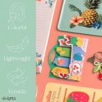 Karma, 100 Sticky Paper Tabs, Cute Page Markers, Sticky Index Tabs, Colorful Annotation Sticky Tabs, Mushrooms