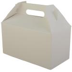 SCT Carryout Barn Boxes, 9.5 x 5 x 5, White, Paper, 125/Carton