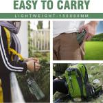 Birthday Gifts for Men D Him Husband Teen, 10x42 Compact Monocular Telescope, High Powered FMC & BAK4 Scope, Gifts for Christmas, Outdoors Survival Hiking Gear for venture