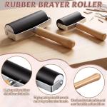 Gaillty Linocut Kit for Printmaking Including 12 Pcs 2'' x 2'', 6 Pcs 4'' x 6'', 2 6'' x 8'' Blocks, 2 Knives and 2 Rolls, Linoleum Blocks for Beginners Stamp Carving DIY Gift & Art Projects