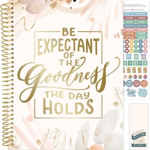 bloom daily planners 2025-2026 (8.5" x 11") Acemic Year Day Planner (July 2025 - July 2026) - Weekly & Monthly Dated Agenda Organizer with Stickers & Tabs - Moments of Grace