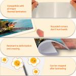 Laminating Sheets 100 Pack, 3 Mil Clear A4 Thermal Laminate Pouches, 8.7 x 11.9-inch Lamination Sheet, Laminator Plastic Paper Hold 8.5 x 11 inch, Suitable for Paper/Photo/Card/Notecard