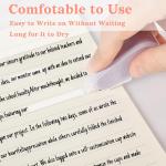 Temiary 12Pcs Cute White Tapes for Instant Corrections, Aesthetic Correction Tape Quick Dry for Writing, Journaling, Students School Office Supplies (Pastel)