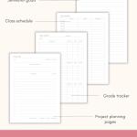 Lamare Acemic Planner 2026 College Essentials – Undated Weekly College Student Planner for Homeschool, High School, College & Nursing Students