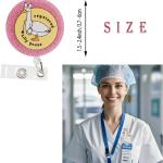 5Pcs Funny Silly Goose Bge Reel, Cute Nurse Bge Reel Retractable ID Clip Accessory for Nurses, Nursing, Doctors, Teachers, Students, Medical Staff Lanyard Supplies Accessories Gifts