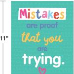 Carson Dellosa 12-Piece Growth Mindset Posters, Motivational 8.5" x 11" Wall Decor for Bulletin Board Decorations, Classroom, Office Decorations, School Counselor Must Haves
