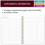 Elan Publishing Company Class Record Book Unstructured. Set it up to Record Gres Your Way! 40 Student Names (Tree Seasons)