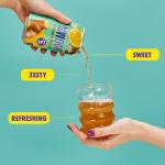 Swoon Ginger Lemone - Sugar Free Lemone, Low Carb, Keto & Paleo-Friendly, Gluten-Free - Zero Sugar Drinks Me with 100% Lemon Juice Concentrate & Sweetened by Monk Fruit, 12 Fl oz (Pack of 12)