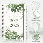 Planner 2025-2026, Weekly and Monthly Calendar Acemic Planner (July 2025 - June 2026), Hardcover Teacher School Student Agenda with Tabs, Ideal for School Office Supplies, A5 (6.3" x 8.5")