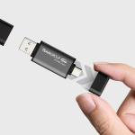 TEAMGROUP X1 64GB USB 100MB/s 3.2 Gen 1 Type A & Type C (3.1/3.0) OTG Dual Interface USB Flash Drive Data Storage Memory Stick Compatible with Smartphone/Tablet/Laptop/PC/MacBook TX1364GC01