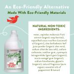 Rebel Green Laundry Detergent, Organic and Sulfate Free Hypoallergenic Laundry Soap, Unscented, 64 Lo Bottle