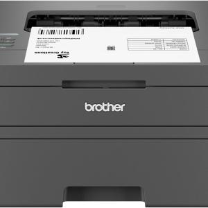 Brother HL-L2405W Wireless Compact Monochrome Laser Printer with Mobile Printing, Black & White Output | Includes Refresh Subscription Trial(1), Works with Alexa