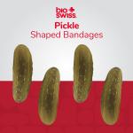 BioSwiss Bandages, Pickle Shaped Self hesive Bandage Set, Latex Free, Sterile Wound Care, 24 Count