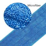 Microfiber Mop P 18" Inch for Wet Dry Mops Floor Cleaning Ps Reusable Compatible with Bona Floor Care System (6 Pack)