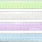 Iconikal 36-Pack Plastic Transparent School Classroom 12-Inch Ruler with English & Metric Measurments - Four Colors