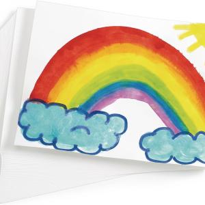 Colorations Art Paper, 9" x 12" Painting & Craft Paper, Finger Paints, Watercolor, Tempera, Drawing, Art Room & Homeschool Crafts 100 sheets