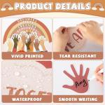 One World Together Classroom Decorations Boho Positive Rainbow Cutouts Motivational Bulletin Board Set Inspirational Classroom Wall Chalkboard Door Decor for Back to School Teacher Supplies