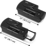 Aurora Professional Strip Cut Paper Shredder/CD/Credit Card Shredder Without Wastebasket, 8-Sheet Strip-Cut No Basket