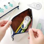 4 Pcs Correction Tape, 39.4 Ft White Wrong Out Tear-Resistant Bulk, Instant Corrections Easy To Use Applicator for School, Office, Note Taking, Journal (Tape Width 0.2 in, Clear)