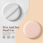 MOHOPE 8Pcs Air Cushion Makeup Sponges for Foundation with Portable Box | Latex-Free Blending Sponge for Liquid, Cream, Foundation and Powder | Round Powder Puff | Mix