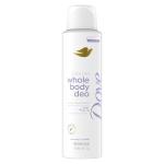 Dove Whole Body Deo Aluminum Free Invisible Spray Deodorant Coconut & Vanilla for 72h Odor Control 4 oz