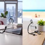 2Pcs Clear Waterproof ID Card Bge Holder Case Waterproof Sports Case Vertical Bge Holders with Lanyard and Keychain, Labels, Office School Supplies Identification Bges and Supplies（Transparent）